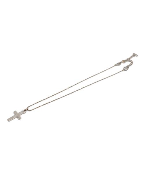 Christian Dior（クリスチャン ディオール）Christian Dior (クリスチャン ディオール) クロスネックレス シルバーの古着・服飾アイテム