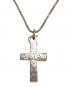 Christian Dior (クリスチャン ディオール) クロスネックレス シルバー：8000円