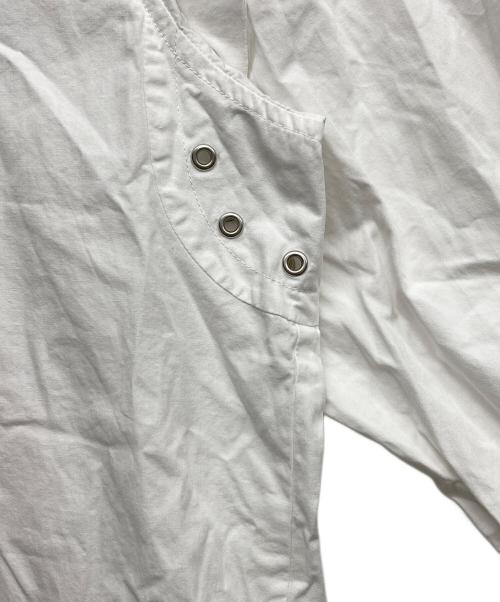 DIESEL（ディーゼル）DIESEL (ディーゼル) ラッフル刺繍シャツ ホワイト サイズ:XSの古着・服飾アイテム