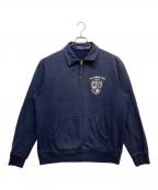POLO RALPH LAURENポロ・ラルフローレン）の古着「ハーフジップスウェット」｜ネイビー