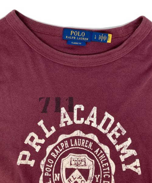 POLO RALPH LAUREN（ポロ・ラルフローレン）POLO RALPH LAUREN (ポロ・ラルフローレン) プリントTシャツ レッド サイズ:Lの古着・服飾アイテム