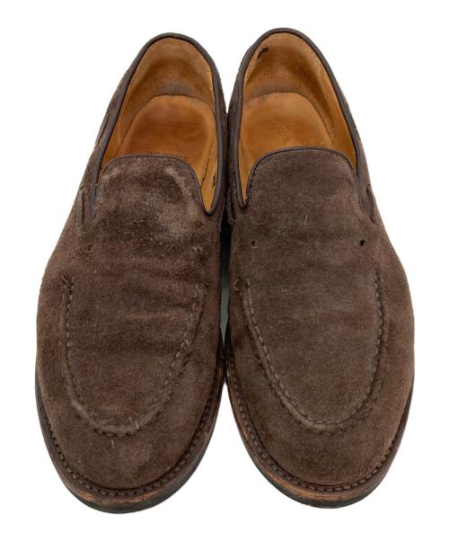 brother bridge（ブラザーブリッジ）BROTHER BRIDGE (ブラザーブリッジ) スウェードシューズ ブラウン サイズ:9 1/2の古着・服飾アイテム
