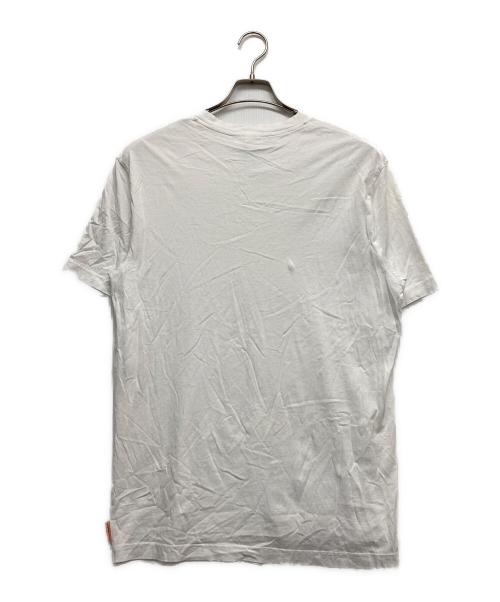 Acne studios（アクネ ストゥディオズ）ACNE STUDIOS (アクネ ストゥディオズ) クルーネックTシャツ ホワイト サイズ:Lの古着・服飾アイテム