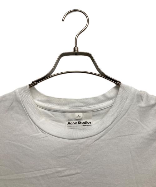 Acne studios（アクネ ストゥディオズ）ACNE STUDIOS (アクネ ストゥディオズ) クルーネックTシャツ ホワイト サイズ:Lの古着・服飾アイテム