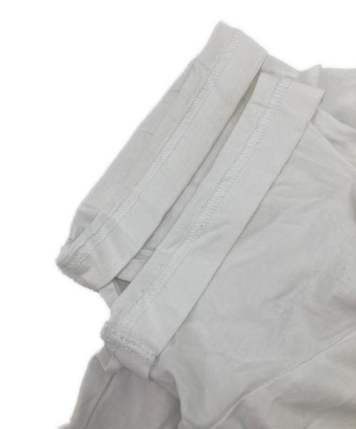 Acne studios（アクネ ストゥディオズ）ACNE STUDIOS (アクネ ストゥディオズ) クルーネックTシャツ ホワイト サイズ:Lの古着・服飾アイテム