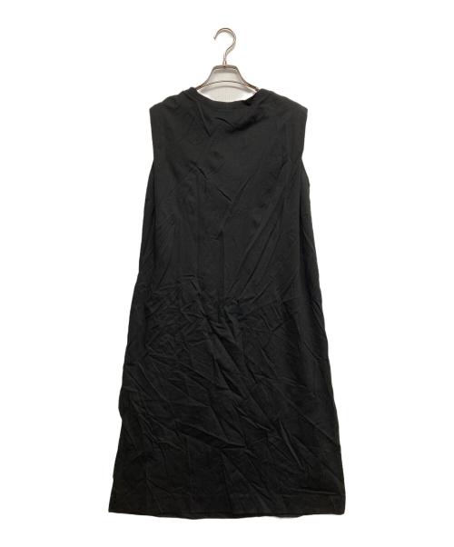 R-ISM（リズム）R-ISM (リズム) シャイニーペチコンビジャージーワンピース ブラック サイズ:4の古着・服飾アイテム