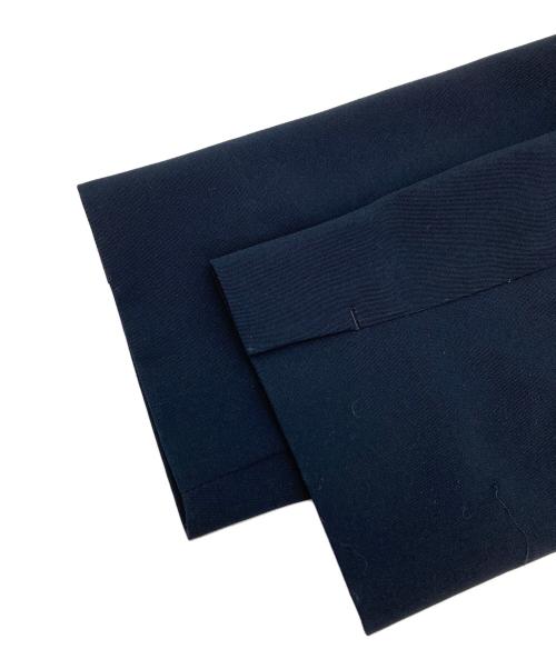 23区（ニジュウサンク）23区 (ニジュウサンク) ノーカラージャケット ネイビー サイズ:38の古着・服飾アイテム