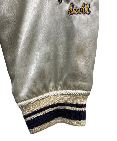 Peaked Yellow（ピークドイエロー）Peaked Yellow (ピークドイエロー) リバーシブルスカジャン ブラック×ネイビー サイズ:44の古着・服飾アイテム