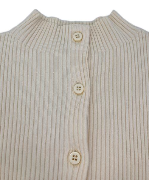 emmi atelier（エミアトリエ）emmi atelier (エミアトリエ) 2wayリブニットロングカーディガン ホワイト サイズ:Fの古着・服飾アイテム