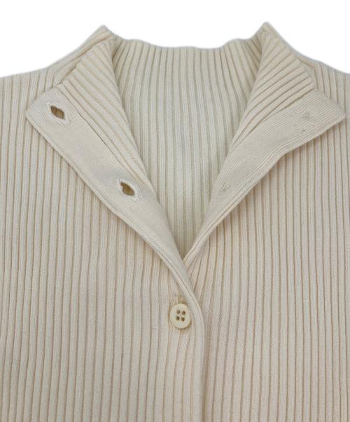 emmi atelier（エミアトリエ）emmi atelier (エミアトリエ) 2wayリブニットロングカーディガン ホワイト サイズ:Fの古着・服飾アイテム