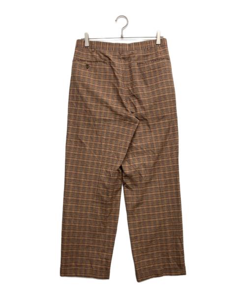 REGENT CLUB（リージェント クラブ）REGENT CLUB (リージェント クラブ) ツータックワイドトラウザー ブラウン サイズ:79の古着・服飾アイテム