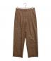 REGENT CLUB（リージェント クラブ）の古着「ツータックワイドトラウザー」｜ブラウン