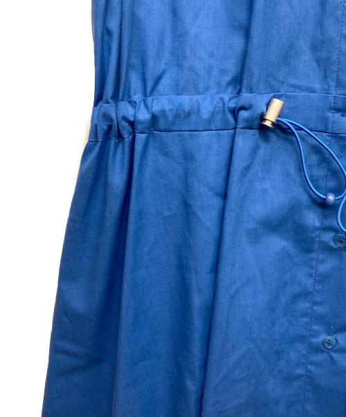 BEAMS Lights（ビームスライト）BEAMS Lights (ビームスライト) ウエストドロストシャツワンピース ブルー サイズ:38の古着・服飾アイテム