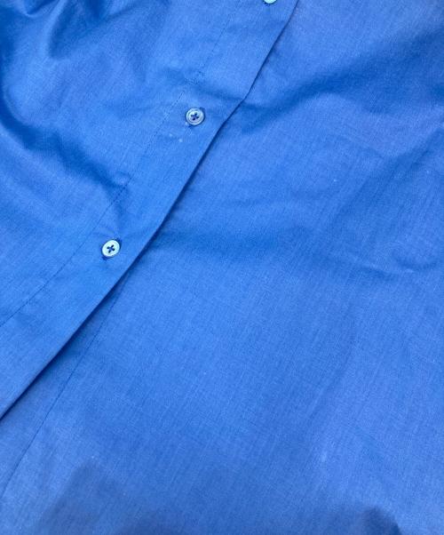 BEAMS Lights（ビームスライト）BEAMS Lights (ビームスライト) ウエストドロストシャツワンピース ブルー サイズ:38の古着・服飾アイテム