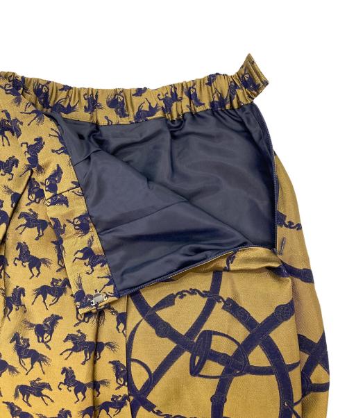 Diagram（ダイアグラム）Diagram (ダイアグラム) ホースJQタックスカート ブラウン サイズ:36の古着・服飾アイテム