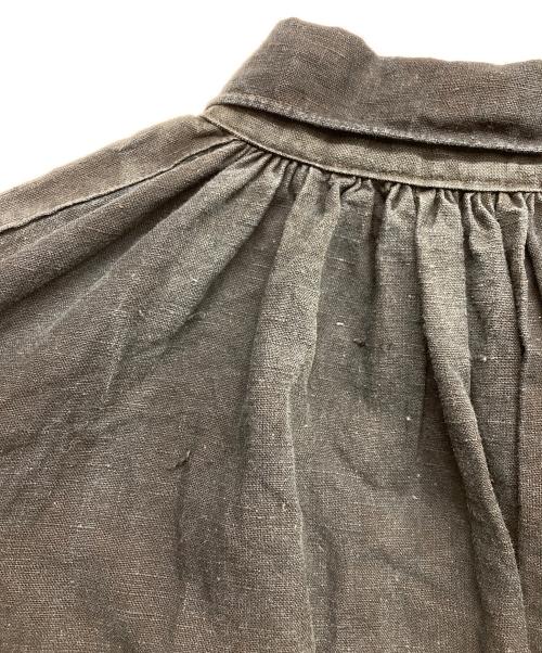 古着（フルギ）古着 (フルギ) インディゴリネンスモック ブラック サイズ:FREEの古着・服飾アイテム