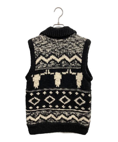 RRL（ダブルアールエル）RRL (ダブルアールエル) カウチンニットベスト ブラック サイズ:ｓの古着・服飾アイテム