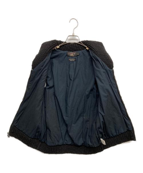 RRL（ダブルアールエル）RRL (ダブルアールエル) カウチンニットベスト ブラック サイズ:ｓの古着・服飾アイテム