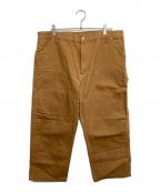CarHarttカーハート）の古着「ダブルニーペインターパンツ」｜ブラウン