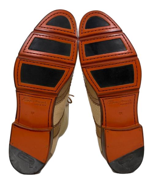 Santoni（サントーニ）Santoni (サントーニ) ウェスタンブーツ ベージュ サイズ:50の古着・服飾アイテム