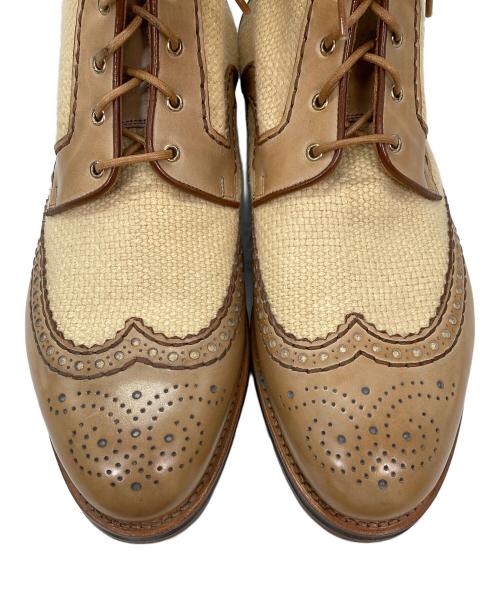 Santoni（サントーニ）Santoni (サントーニ) ウェスタンブーツ ベージュ サイズ:50の古着・服飾アイテム