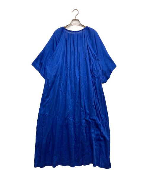 STEVEN ALAN（スティーブンアラン）STEVEN ALAN (スティーブンアラン) コットンスモッグドレスワンピース ブルー サイズ:Sの古着・服飾アイテム