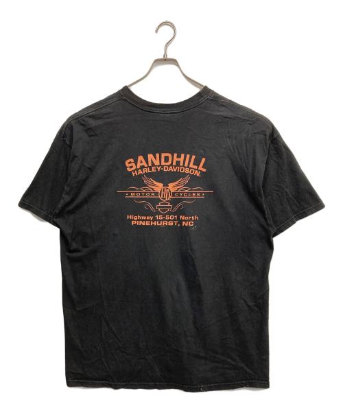 HARLEY-DAVIDSON（ハーレーダビッドソン）HARLEY-DAVIDSON (ハーレーダビッドソン) プリントTシャツ ブラック サイズ:2XLの古着・服飾アイテム