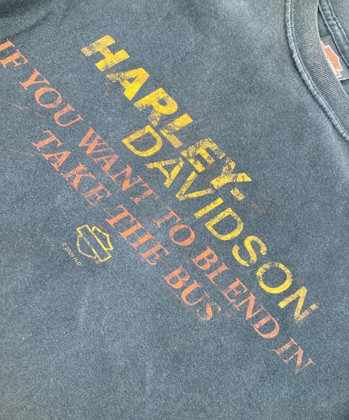HARLEY-DAVIDSON（ハーレーダビッドソン）HARLEY-DAVIDSON (ハーレーダビッドソン) プリントTシャツ ブラック サイズ:2XLの古着・服飾アイテム