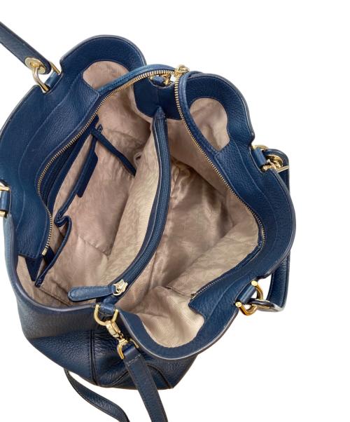MICHAEL KORS（マイケル・コース）MICHAEL KORS (マイケル・コース) ハンドバッグ ブルーの古着・服飾アイテム