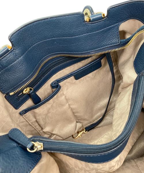 MICHAEL KORS（マイケル・コース）MICHAEL KORS (マイケル・コース) ハンドバッグ ブルーの古着・服飾アイテム