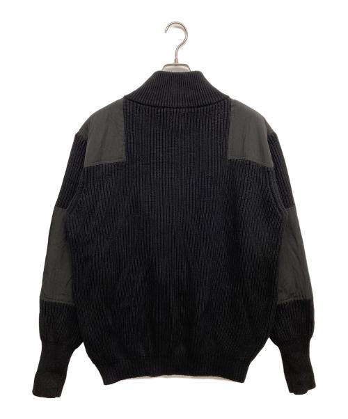 waiper（ワイパー）WAIPER (ワイパー) ハーフジップコマンドコットンニット ブラック サイズ:40 未使用品の古着・服飾アイテム