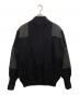 WAIPER (ワイパー) ハーフジップコマンドコットンニット ブラック サイズ:40 未使用品：9000円