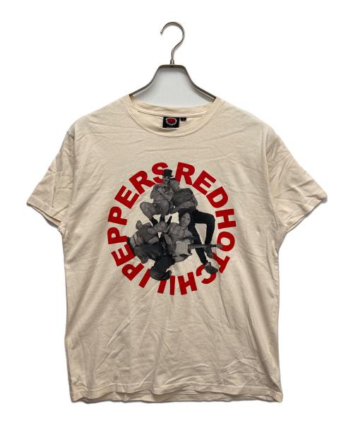 RED HOT CHILI PEPPERS（レッドホットチリペッパーズ）RED HOT CHILI PEPPERS (レッドホットチリペッパーズ) バンドTシャツ ベージュ サイズ:Lの古着・服飾アイテム