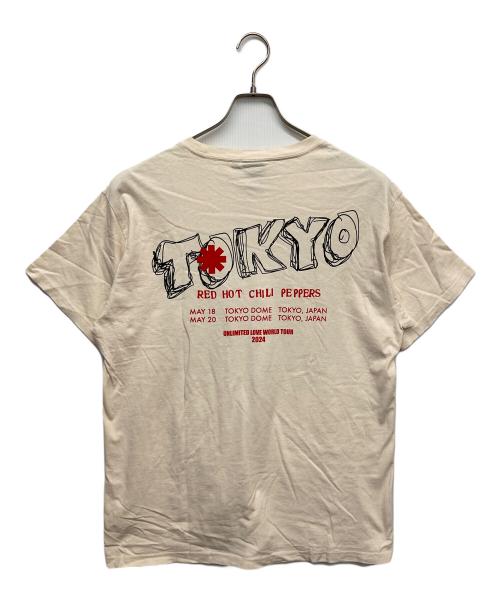 RED HOT CHILI PEPPERS（レッドホットチリペッパーズ）RED HOT CHILI PEPPERS (レッドホットチリペッパーズ) バンドTシャツ ベージュ サイズ:Lの古着・服飾アイテム