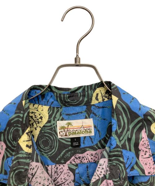 pataloha（パタロハ）pataloha (パタロハ) パタロハシャツ ブルー サイズ:Lの古着・服飾アイテム