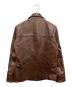 FINECREEK＆CO (ファインクリークアンドコー) 30's Leather Car Coat”Arcadia” ブラウン サイズ:38：91000円