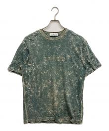 STONE ISLAND（ストーンアイランド）の古着「センターロゴTシャツ」｜グリーン