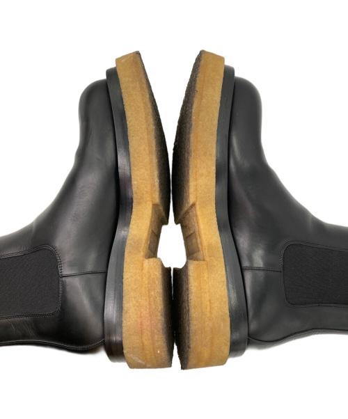 BOTTEGA VENETA（ボッテガベネタ）BOTTEGA VENETA (ボッテガベネタ) サイドゴア チェルシーラグブーツ ブラック サイズ:40の古着・服飾アイテム