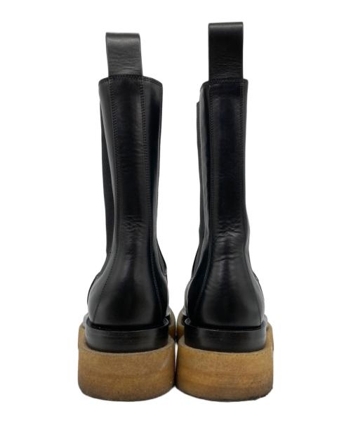 BOTTEGA VENETA（ボッテガベネタ）BOTTEGA VENETA (ボッテガベネタ) サイドゴア チェルシーラグブーツ ブラック サイズ:40の古着・服飾アイテム