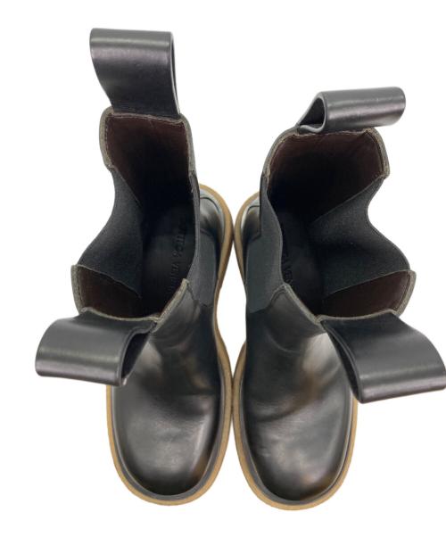 BOTTEGA VENETA（ボッテガベネタ）BOTTEGA VENETA (ボッテガベネタ) サイドゴア チェルシーラグブーツ ブラック サイズ:40の古着・服飾アイテム