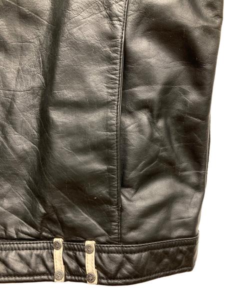 REDSKINS（レッドスキンズ）REDSKINS (レッドスキンズ) ライダースジャケット ブラック サイズ:Lの古着・服飾アイテム