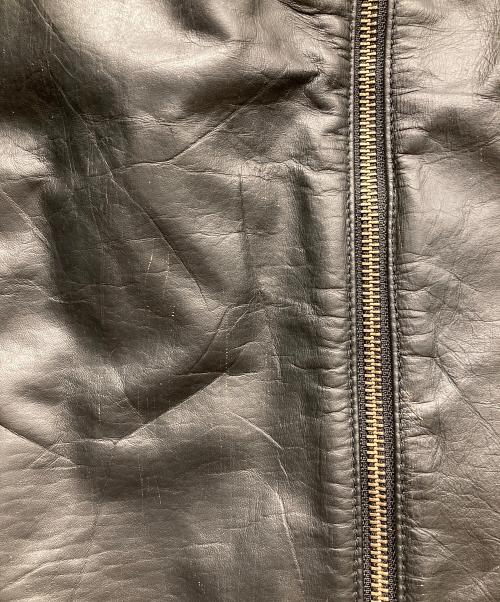 REDSKINS（レッドスキンズ）REDSKINS (レッドスキンズ) ライダースジャケット ブラック サイズ:Lの古着・服飾アイテム