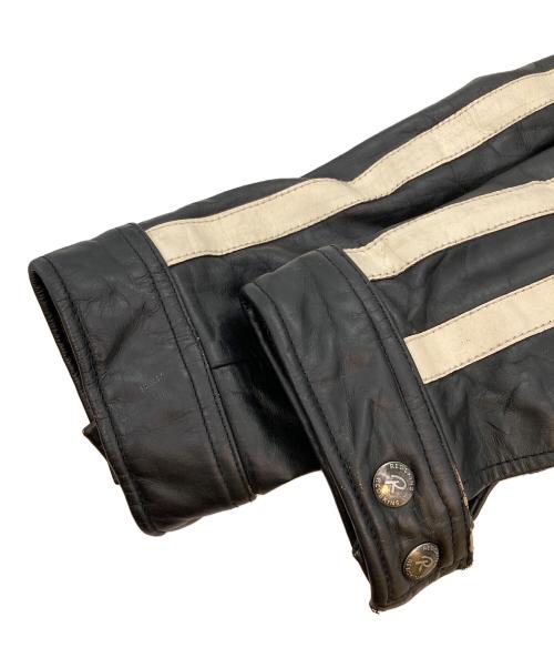 REDSKINS（レッドスキンズ）REDSKINS (レッドスキンズ) ライダースジャケット ブラック サイズ:Lの古着・服飾アイテム