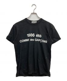 CDG（シーディージー）の古着「プリントTシャツ」｜ブラック