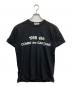 CDG（シーディージー）の古着「プリントTシャツ」｜ブラック