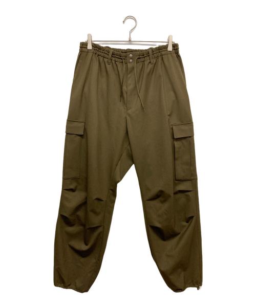 Y-3（ワイスリー）Y-3 (ワイスリー) M CLASSIC REFINED WOOL STRETCH CARGO PANTS カーキ サイズ:Sの古着・服飾アイテム
