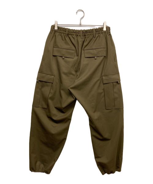 Y-3（ワイスリー）Y-3 (ワイスリー) M CLASSIC REFINED WOOL STRETCH CARGO PANTS カーキ サイズ:Sの古着・服飾アイテム