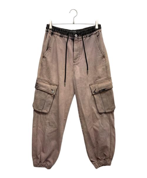 FenG CHen WANG（フェンチェンワン）FENG CHEN WANG (フェンチェンワン) デニムカーゴパンツ ピンク サイズ:Sの古着・服飾アイテム