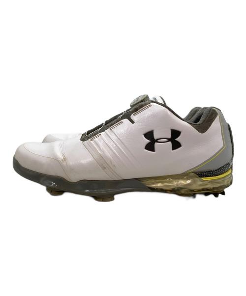 UNDER ARMOUR（アンダーアーマー）UNDER ARMOUR (アンダーアーマー) ゴルフシューズ ホワイト サイズ:27.5の古着・服飾アイテム