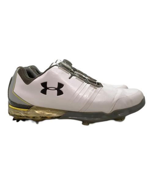 UNDER ARMOUR（アンダーアーマー）UNDER ARMOUR (アンダーアーマー) ゴルフシューズ ホワイト サイズ:27.5の古着・服飾アイテム